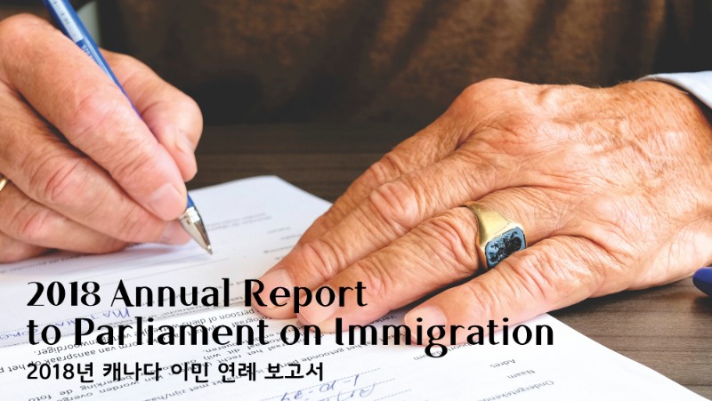 2018년 캐나다 이민 연례 보고서 관련 이미지 1